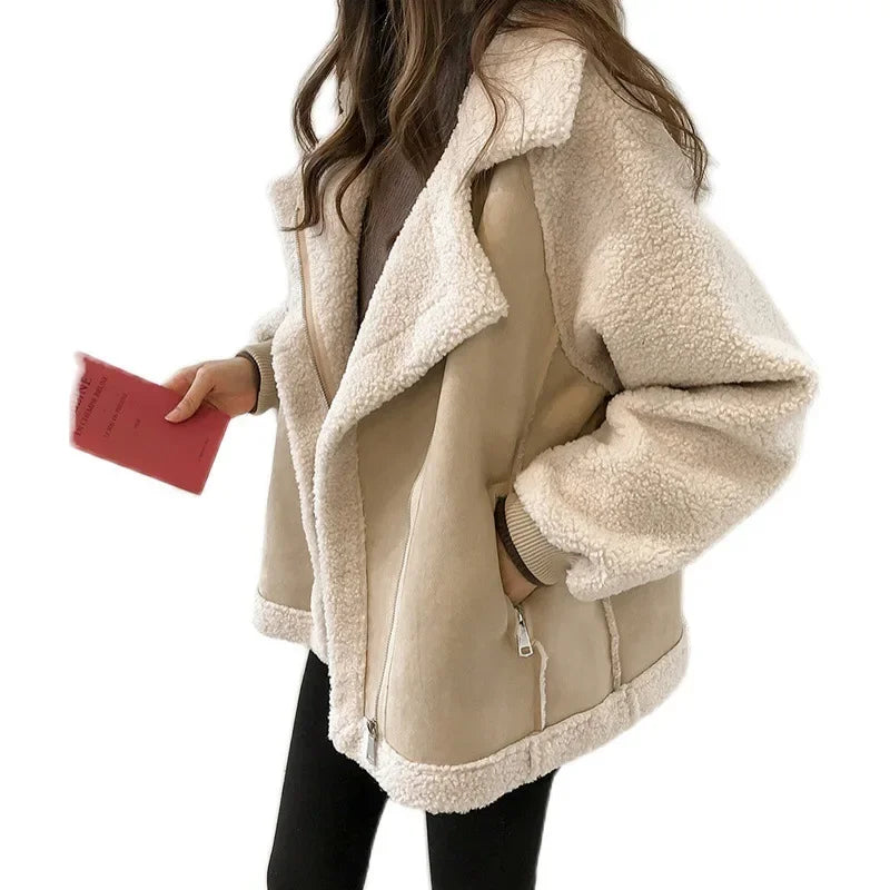 Plus Size Thickened Winter Casual Loose Outerwear