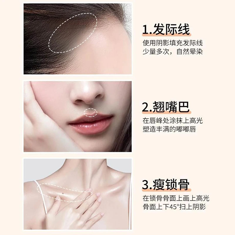 Waterproof Hairline Shadow Concealer Coverage