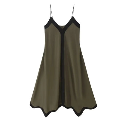 TRAF Stitching Camisole Dress