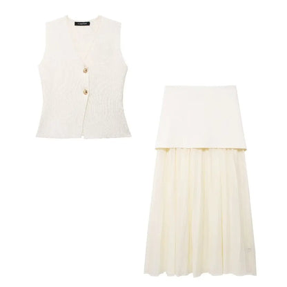Splicing Elegant Suits Sets