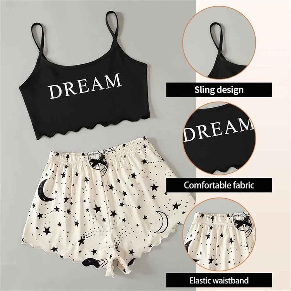 Tie Dye Two Piece Sleepwear Set