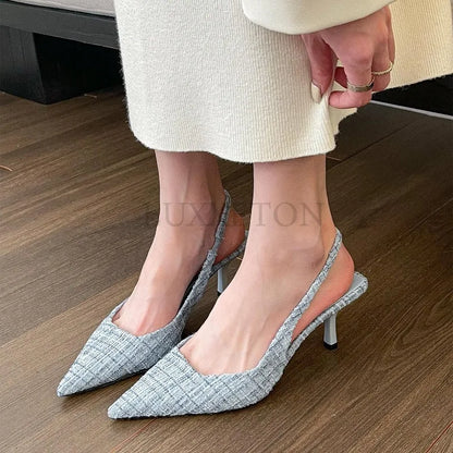 Pointed High Heel Sandals