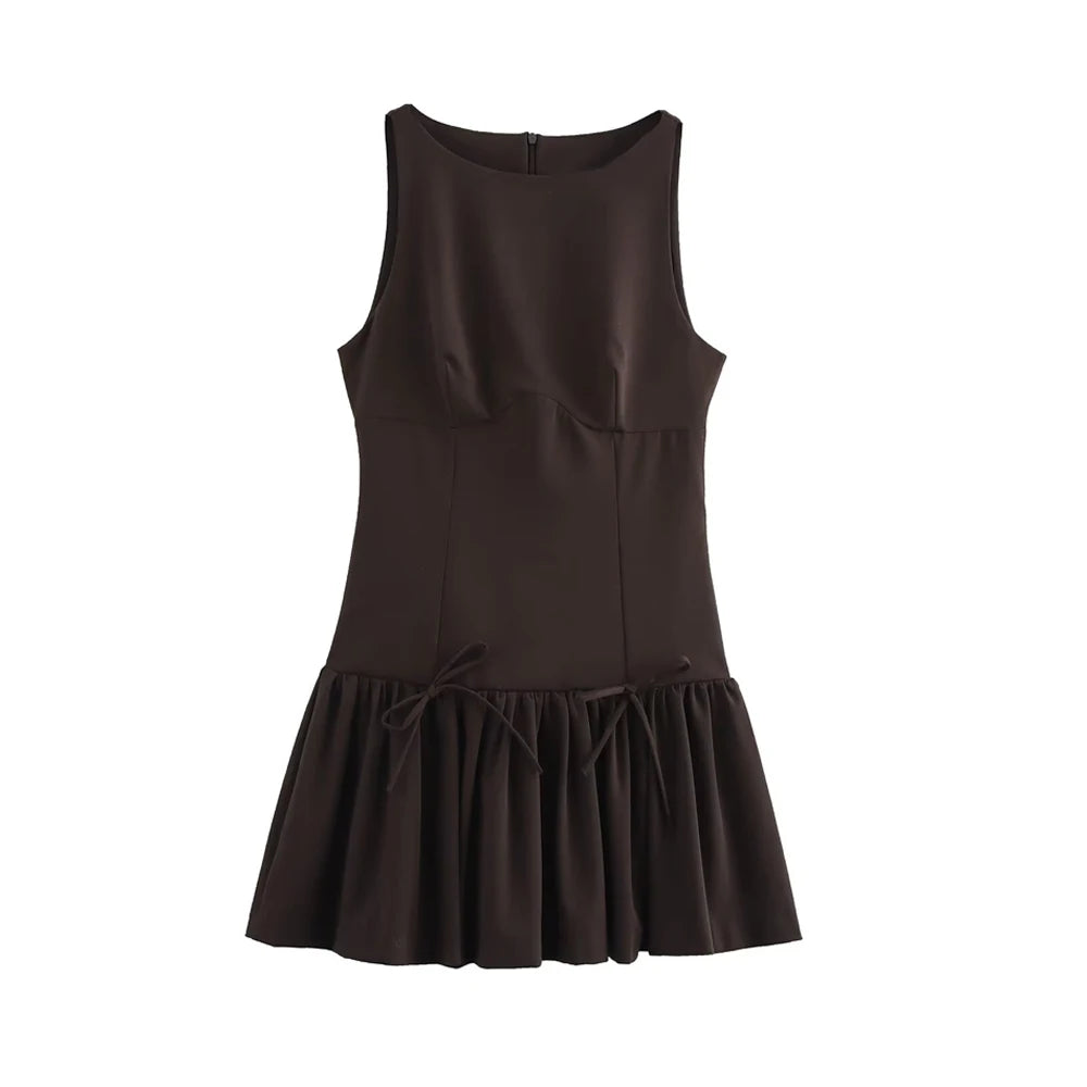 Women's Ruffled Mini Dress