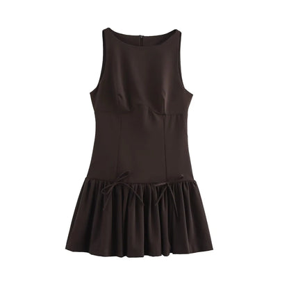 Women's Ruffled Mini Dress