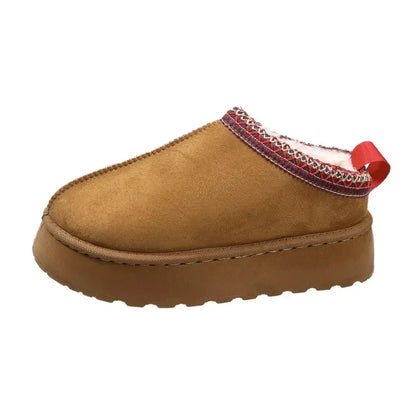 Winter Cashmere Warm Thick Soles Shoes